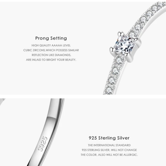 New, Simple Square Finger Ring - Picture 2 of 4